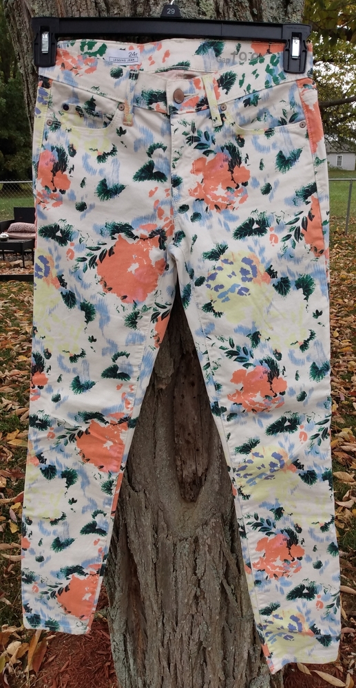 Gap 1969 floral legging Jean 24R/2
